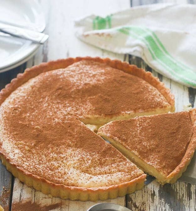 Rhubarb and Milk Tart