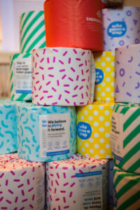 Our great toilet roll pyramid @katescottphoto