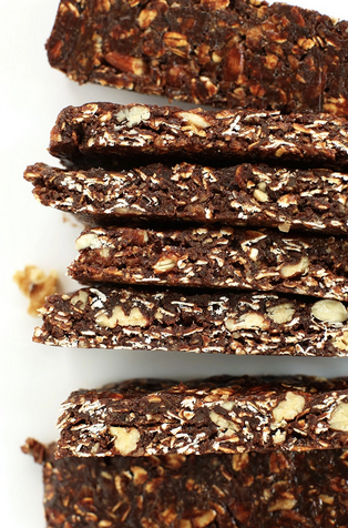 Recipe – healthy brownie Granola Bars 